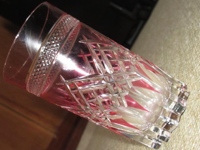 未使用☆切り子グラス*酒器*コップ*KAGAMI CRYSTAL(ピンク) < ホビー  未使用☆切り子グラス*酒器*コップ*KAGAMI CRYSTAL(ピンク)  < ホビーの