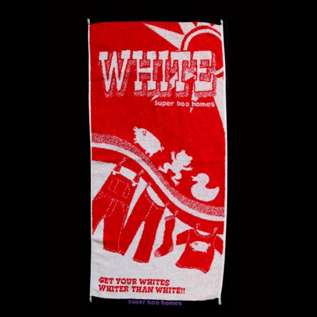 ☆ SUPER BOO HOMES (WHITE)・フェイスタオル < インテリア/ライフ ☆ SUPER BOO HOMES (WHITE)・フェイスタオル < インテリア/ライフの