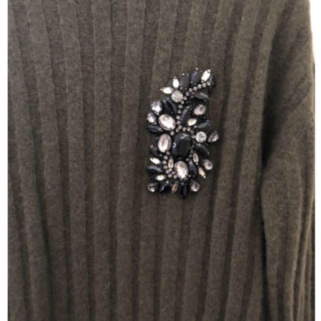 グレースコンチネンタル ビジュー 付きニットワンピース < ブランド  グレースコンチネンタル ビジュー 付きニットワンピース < ブランドの