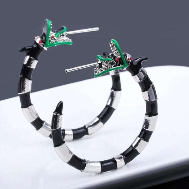新品 ビートルジュース  Beetlejuice フープピアス ティム・バートン < 女性アクセサリー/時計  新品 ビートルジュース  Beetlejuice フープピアス ティム・バートン  < 女性アクセサリー/時計の