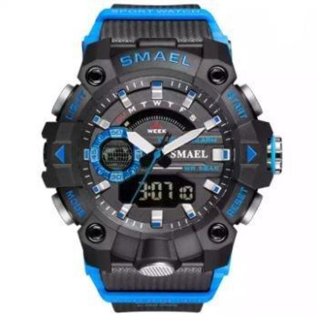 SMAEL 8040 スポーツウォッチ(ブルー) < 男性アクセサリー/時計  SMAEL 8040 スポーツウォッチ(ブルー)  < 男性アクセサリー/時計の