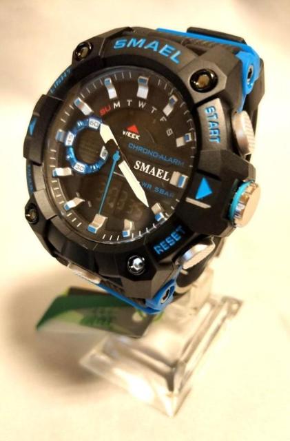 SMAEL 8040 スポーツウォッチ(ブルー) < 男性アクセサリー/時計  SMAEL 8040 スポーツウォッチ(ブルー) < 男性アクセサリー/時計の