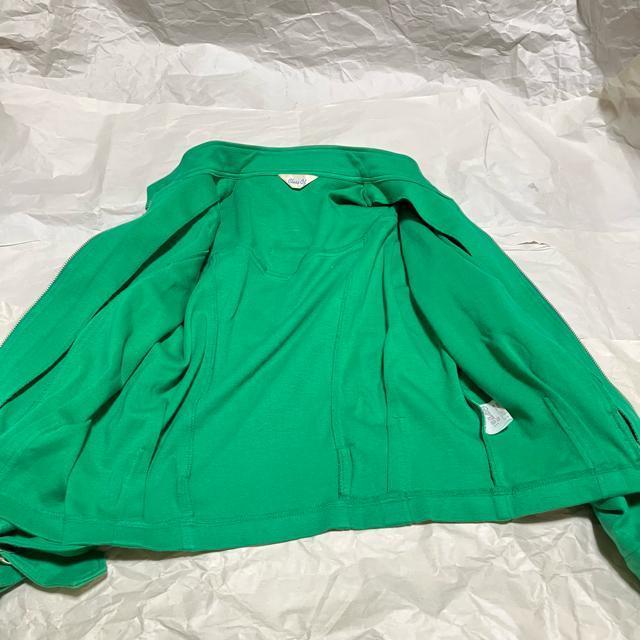 【ヴィンテージ】【Class Of】 綿 シングルライダースジャケット / 緑 < 女性ファッション  【ヴィンテージ】【Class Of】 綿 シングルライダースジャケット / 緑 < 女性ファッションの