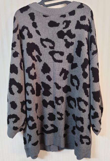 【大きいサイズ】アベイル★ヒョウ柄 ニット カーディガン(Shoko×SUREVE) < ブランド 【大きいサイズ】アベイル★ヒョウ柄 ニット カーディガン(Shoko×SUREVE) < ブランドの