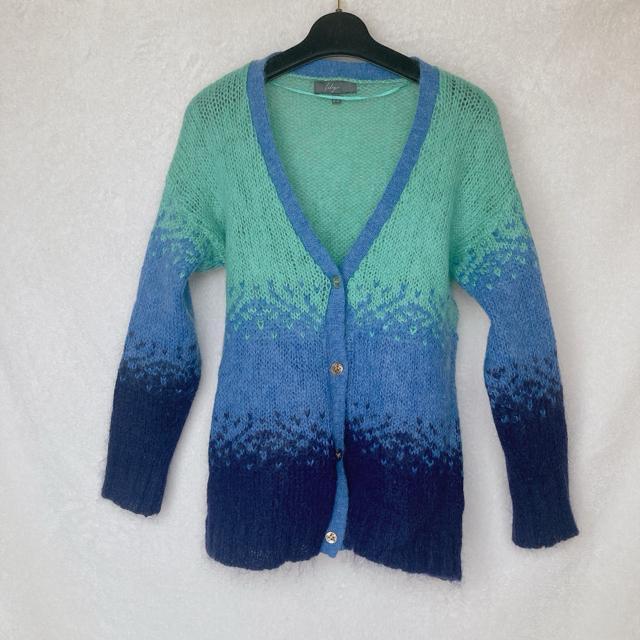 lily リリー Vネック グラデーション ニット セーター カーディガン S N2m < 女性ファッション lily リリー Vネック グラデーション ニット セーター カーディガン S N2m < 女性ファッションの