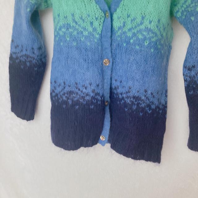 lily リリー Vネック グラデーション ニット セーター カーディガン S N2m < 女性ファッション lily リリー Vネック グラデーション ニット セーター カーディガン S N2m < 女性ファッションの