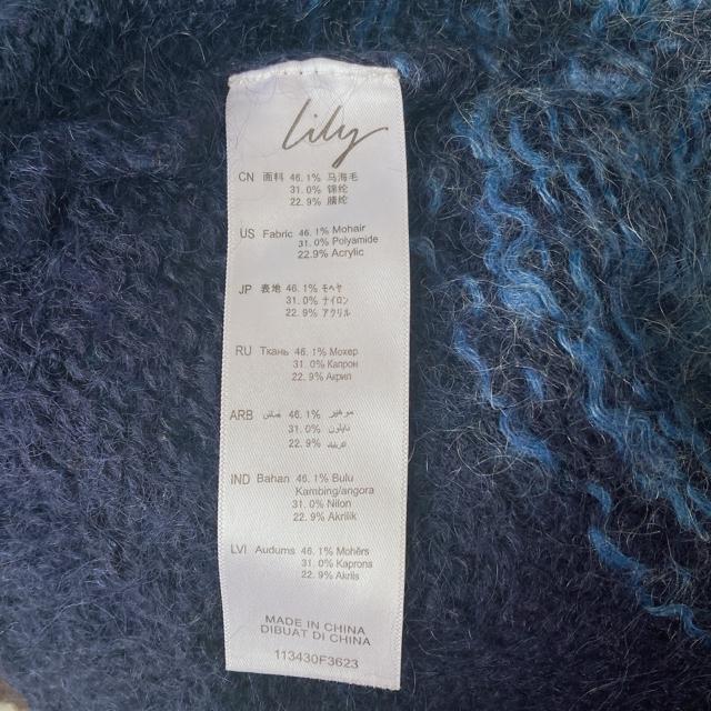lily リリー Vネック グラデーション ニット セーター カーディガン S N2m < 女性ファッション lily リリー Vネック グラデーション ニット セーター カーディガン S N2m < 女性ファッションの