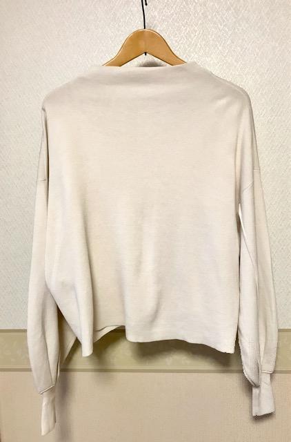 JEANASIS ふんわり袖ニットカットソー 白 < ブランド JEANASIS ふんわり袖ニットカットソー 白 < ブランドの