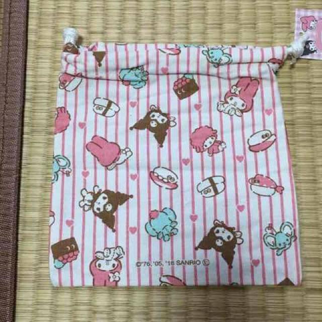 サンリオ・時すでにお寿司×マイメロ&クロミ柄巾着 < アニメ/コミック/キャラクター サンリオ・時すでにお寿司×マイメロ&クロミ柄巾着 < アニメ/コミック/キャラクターの