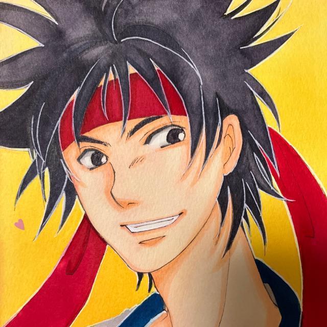 自作イラスト るろうに剣心 相楽左之助 < アニメ/コミック/キャラクター  自作イラスト るろうに剣心 相楽左之助 < アニメ/コミック/キャラクターの