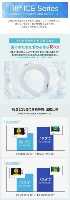 18℃●定価3,850円【新品未使用】SUO RING PLUS 18℃ ICE アイスクールリング●L●熱中症対策 エコ < ヘルス/ビューティー  18℃●定価3,850円【新品未使用】SUO RING PLUS 18℃ ICE アイスクールリング●L●熱中症対策 エコ < ヘルス/ビューティーの