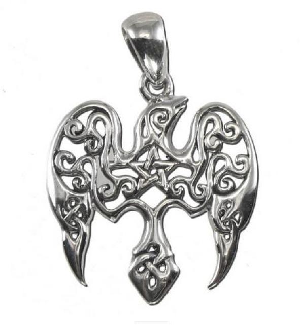 DD: Silver Small Raven Pentacle Pendant < 女性アクセサリー/時計  DD: Silver Small Raven Pentacle Pendant  < 女性アクセサリー/時計の