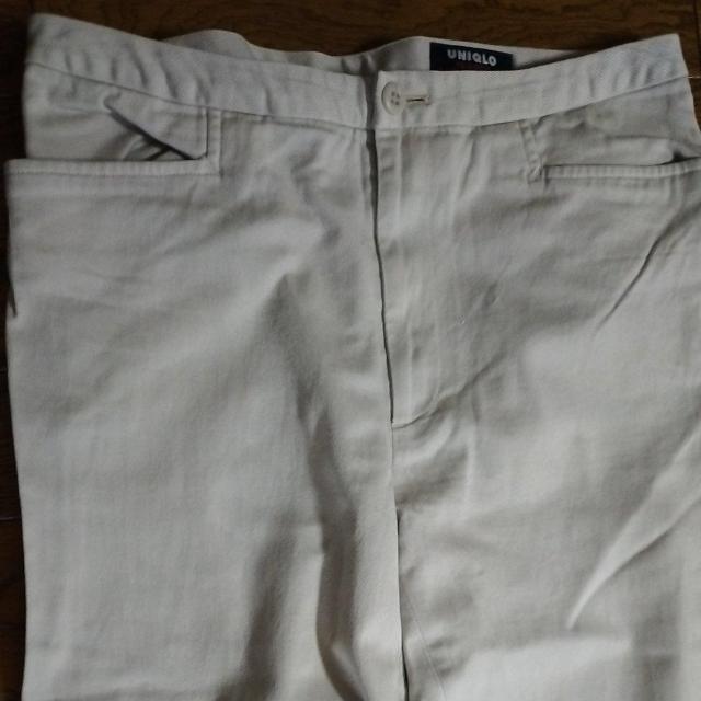 OLD UNIQLO 綿パンツ 美品 ベージュ < 女性ファッション  OLD UNIQLO 綿パンツ 美品 ベージュ < 女性ファッションの