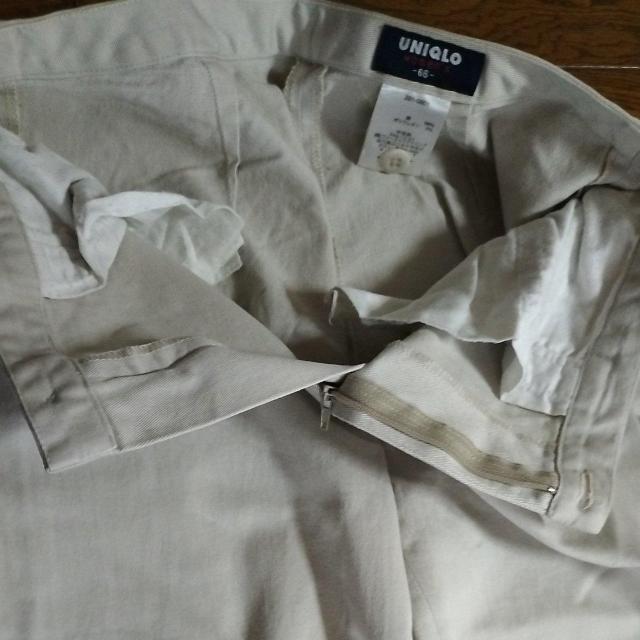 OLD UNIQLO 綿パンツ 美品 ベージュ < 女性ファッション  OLD UNIQLO 綿パンツ 美品 ベージュ < 女性ファッションの