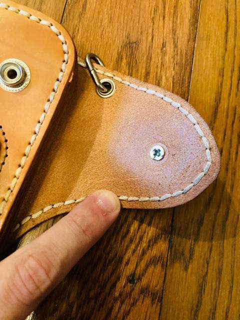 hawk company ホークカンパニー レザー 本革 ヌメ革 ウォレット 財布 和柄 訳あり < 男性ファッション  hawk company ホークカンパニー レザー 本革 ヌメ革 ウォレット 財布 和柄 訳あり < 男性ファッションの