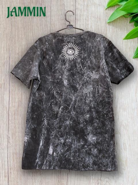 オームハンドTシャツ 魔除け アジアン エスニック 個性派 サイケ ヒッピー < 男性ファッション  オームハンドTシャツ 魔除け アジアン エスニック 個性派 サイケ ヒッピー < 男性ファッションの
