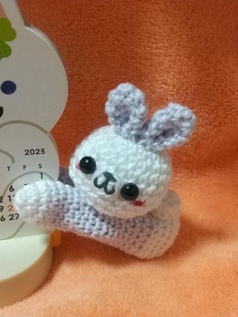 うさちゃん編みぐるみバサミ(薄紫) < ペット/手芸/園芸  うさちゃん編みぐるみバサミ(薄紫) < ペット/手芸/園芸の