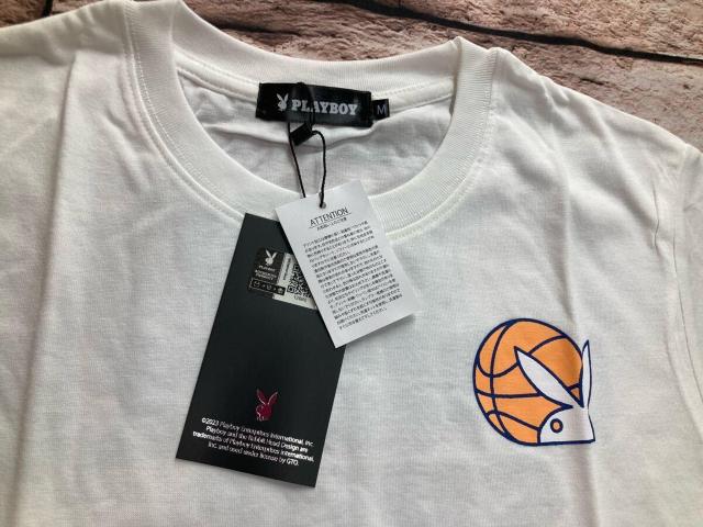送料無料!人気ブランド【プレイボーイ】プリント入り男女兼用 綿混半袖TシャツB(画像から)1枚 < 男性ファッション 送料無料!人気ブランド【プレイボーイ】プリント入り男女兼用 綿混半袖TシャツB(画像から)1枚 < 男性ファッションの