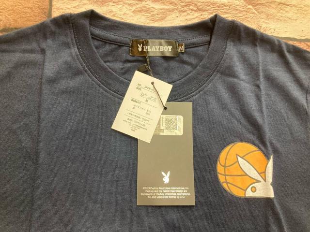 送料無料!人気ブランド【プレイボーイ】プリント入り男女兼用 綿混半袖TシャツB(画像から)1枚 < 男性ファッション 送料無料!人気ブランド【プレイボーイ】プリント入り男女兼用 綿混半袖TシャツB(画像から)1枚 < 男性ファッションの