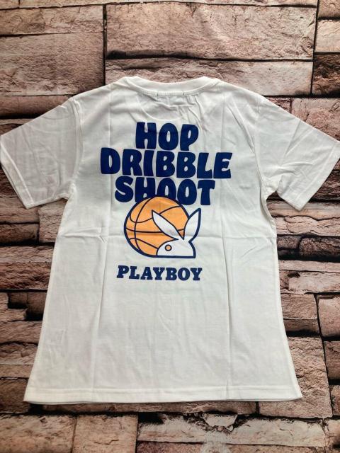 送料無料!人気ブランド【プレイボーイ】プリント入り男女兼用 綿混半袖TシャツB(画像から)1枚 < 男性ファッション 送料無料!人気ブランド【プレイボーイ】プリント入り男女兼用 綿混半袖TシャツB(画像から)1枚 < 男性ファッションの