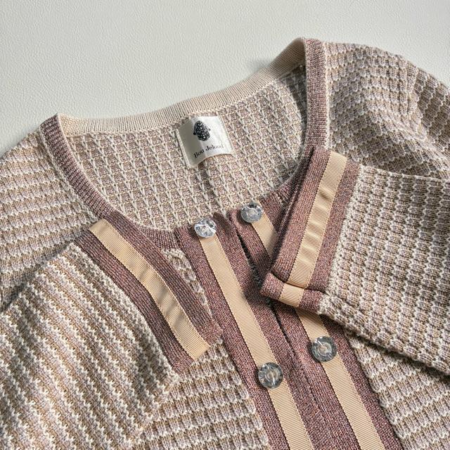 ◆未使用級◆ブージュルード◆ツイードニットセットアップ◆カーディガン、スカート◆ < ブランド ◆未使用級◆ブージュルード◆ツイードニットセットアップ◆カーディガン、スカート◆ < ブランドの