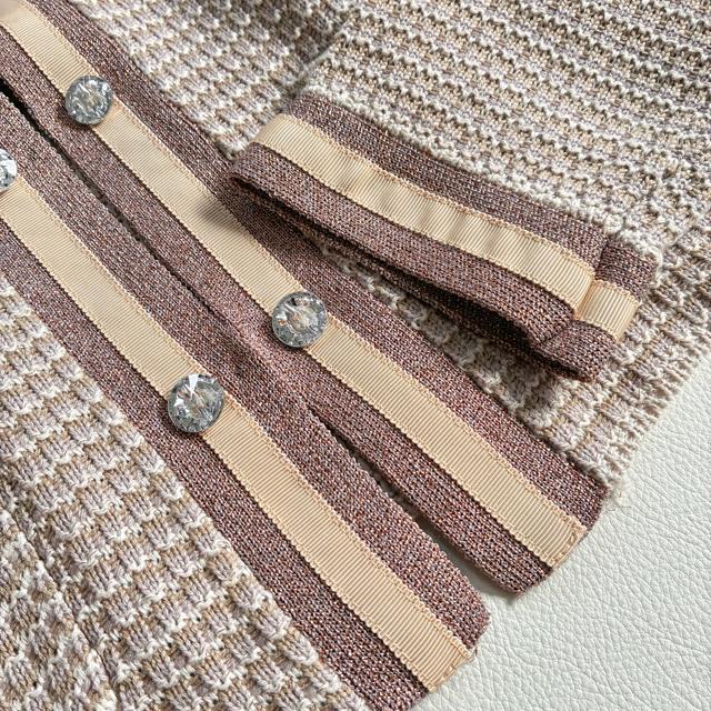 ◆未使用級◆ブージュルード◆ツイードニットセットアップ◆カーディガン、スカート◆ < ブランド ◆未使用級◆ブージュルード◆ツイードニットセットアップ◆カーディガン、スカート◆ < ブランドの