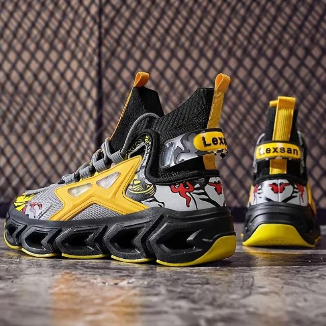 �����X���i5190�~���y�V��z�H�~�����Y�X�|�[�c �V���[�Y �ʋC�� �j�b�g �n�C�J�b�g ���b�V���\�[���@26.5�����@���Ɖ��F �� �j���t�@�b�V������ 