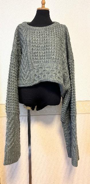 CFT. クロップド ナマケモノ ニット < 女性ファッション CFT. クロップド ナマケモノ ニット < 女性ファッションの