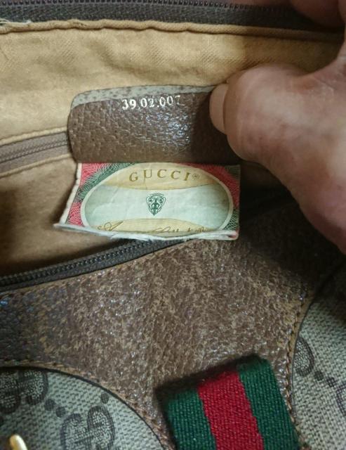 GUCCI グッチミニボストンバック*シェリーライン GG柄 ブラウン レザー < ブランド GUCCI グッチミニボストンバック*シェリーライン GG柄 ブラウン レザー < ブランドの