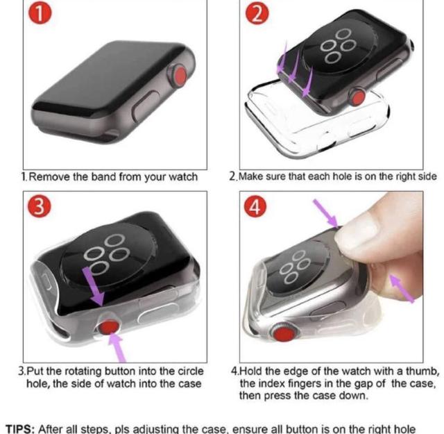 アップル Apple Watch Series 3- 42mm ソフトカバー 画面・側面・全周保護 クリアタイプ < 家電/AV  アップル Apple Watch Series 3- 42mm ソフトカバー 画面・側面・全周保護 クリアタイプ < 家電/AVの