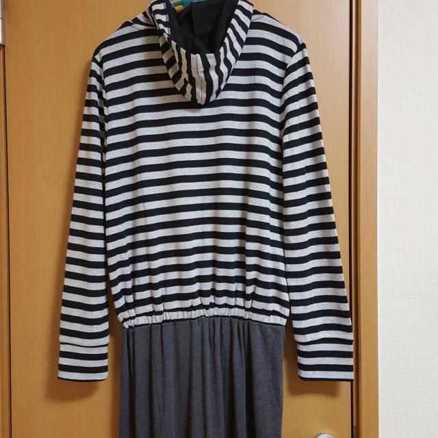 新品〓ロングパーカーワンピース★ウエストゴム入り♪ < 女性ファッション  新品〓ロングパーカーワンピース★ウエストゴム入り♪ < 女性ファッションの