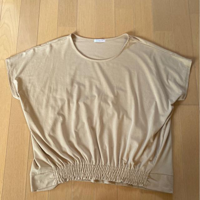 半袖?袖なし?Tシャツ/カットソー/ベージュ/サイズM < 女性ファッション  半袖?袖なし?Tシャツ/カットソー/ベージュ/サイズM  < 女性ファッションの
