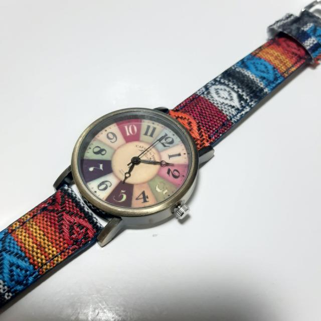 新品 二色セット カジュアル スポーツ ベルト 布バンド クォーツ 腕時計  < 女性アクセサリー/時計  新品 二色セット カジュアル スポーツ ベルト 布バンド クォーツ 腕時計  < 女性アクセサリー/時計の
