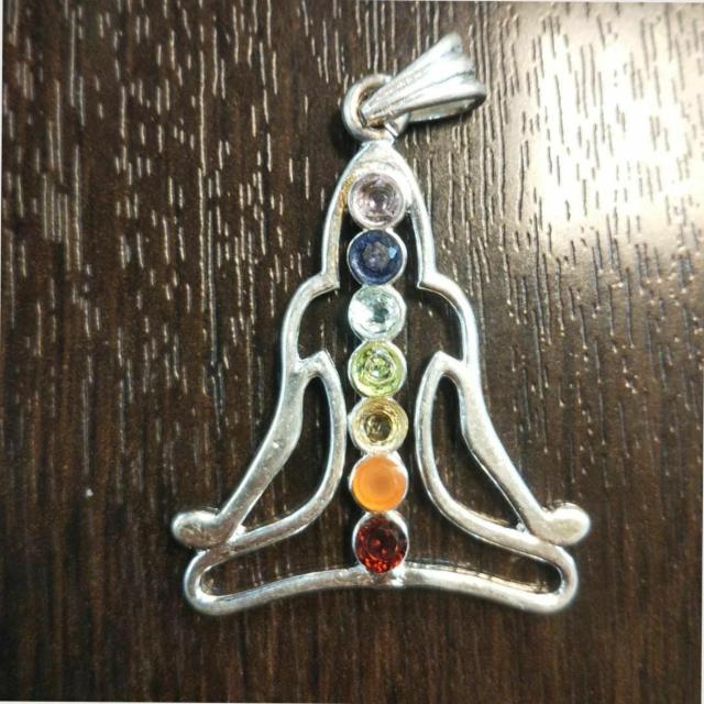 AzureGreen: Buddha Silhouette Chakra < 女性アクセサリー/時計  AzureGreen: Buddha Silhouette Chakra  < 女性アクセサリー/時計の