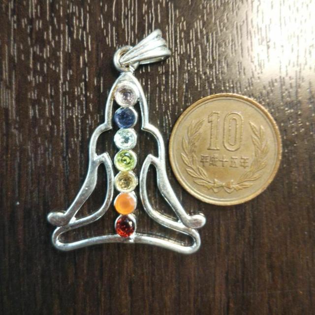 AzureGreen: Buddha Silhouette Chakra < 女性アクセサリー/時計  AzureGreen: Buddha Silhouette Chakra < 女性アクセサリー/時計の