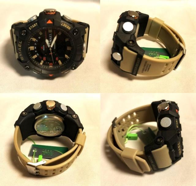 SMAEL 8040 スポーツウォッチ(カーキ) < 男性アクセサリー/時計  SMAEL 8040 スポーツウォッチ(カーキ) < 男性アクセサリー/時計の