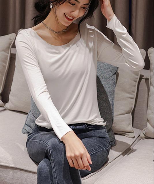 送料無料 新品 レディースインナー長袖 タイトカットソー < 女性ファッション  送料無料 新品 レディースインナー長袖 タイトカットソー < 女性ファッションの