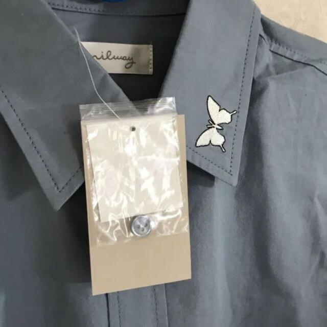 新品タグ付き   nilway  長袖シャツ  Sサイズ < 男性ファッション  新品タグ付き   nilway  長袖シャツ  Sサイズ < 男性ファッションの
