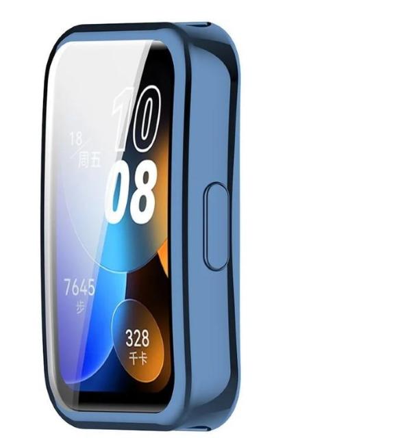 Huawei Band 10 9 8 カバー band ケース 画面保護 TPU 保護カバー ソフト ブルー < 家電/AV  Huawei Band 10 9 8 カバー band ケース 画面保護 TPU 保護カバー ソフト ブルー < 家電/AVの