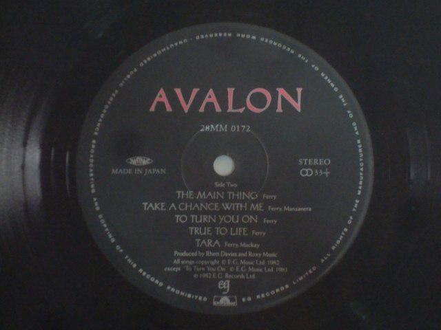 A@iAVALONj / LV[E~[WbNiROXY MUSICj ѕtLP  CD/DVD/rfI 