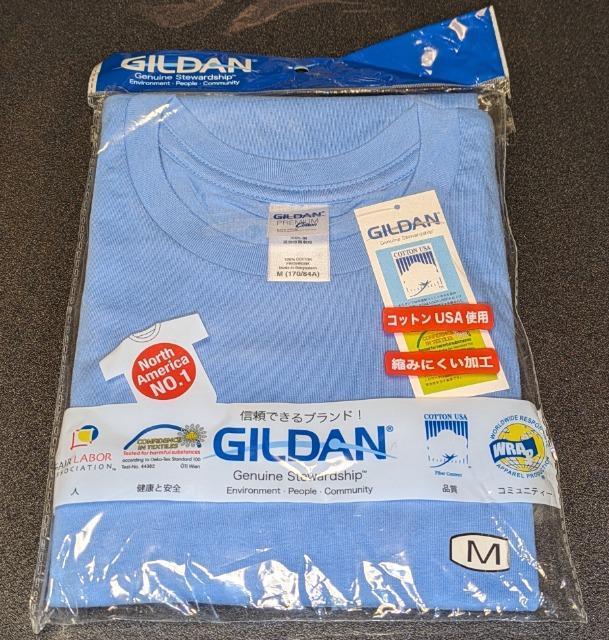 GILDAN ギルダン PIEMIUM COTTON Tシャツ M ライトブルー 新品 未使用 保管品 < 男性ファッション  GILDAN ギルダン PIEMIUM COTTON Tシャツ M ライトブルー 新品 未使用 保管品  < 男性ファッションの