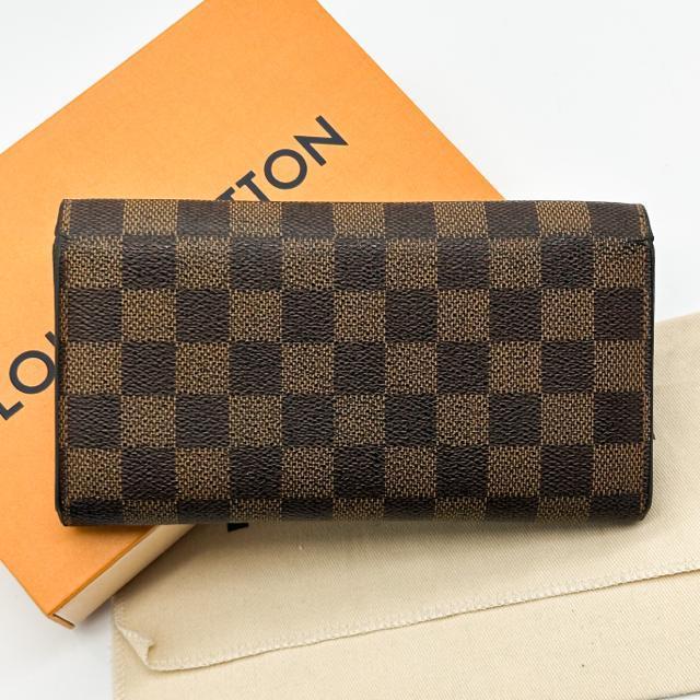 ルイヴィトン ポルトフォイユ サラ ダミエ 二つ折り 長財布 ロングウォレット ブラウン < ブランド ルイヴィトン ポルトフォイユ サラ ダミエ 二つ折り 長財布 ロングウォレット ブラウン < ブランドの