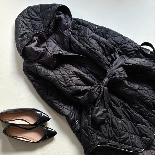 ◆未使用級◆2.9万◆LUGIVA◆キルティングロングコート◆大きいサイズ感◆黒 < 女性ファッション ◆未使用級◆2.9万◆LUGIVA◆キルティングロングコート◆大きいサイズ感◆黒 < 女性ファッションの