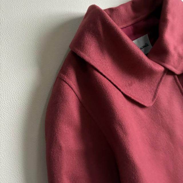 ◆上質◆大きいサイズ感◆カシミヤ100%◆Aラインロングコート◆ローズピンク◆ < 女性ファッション ◆上質◆大きいサイズ感◆カシミヤ100%◆Aラインロングコート◆ローズピンク◆ < 女性ファッションの