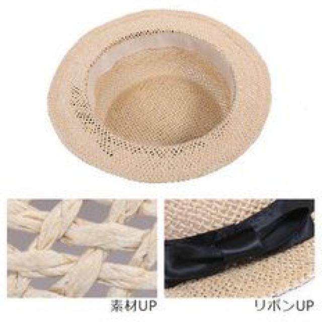 超キュート♪シンプル リボン カンカン帽 < 女性ファッション 超キュート♪シンプル リボン カンカン帽 < 女性ファッションの