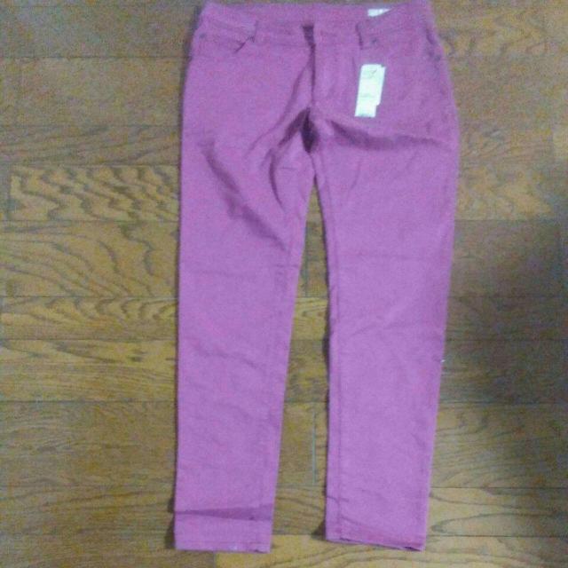 HERE″S パンツ ワイン Lサイズ 新品 < ブランド  HERE″S パンツ ワイン Lサイズ 新品  < ブランドの