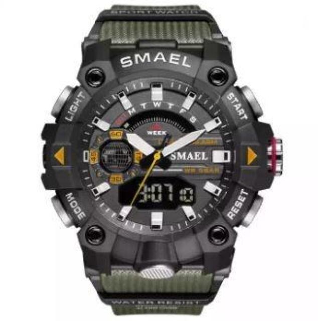SMAEL 8040 スポーツウォッチ(アーミーグリーン) < 男性アクセサリー/時計  SMAEL 8040 スポーツウォッチ(アーミーグリーン)  < 男性アクセサリー/時計の