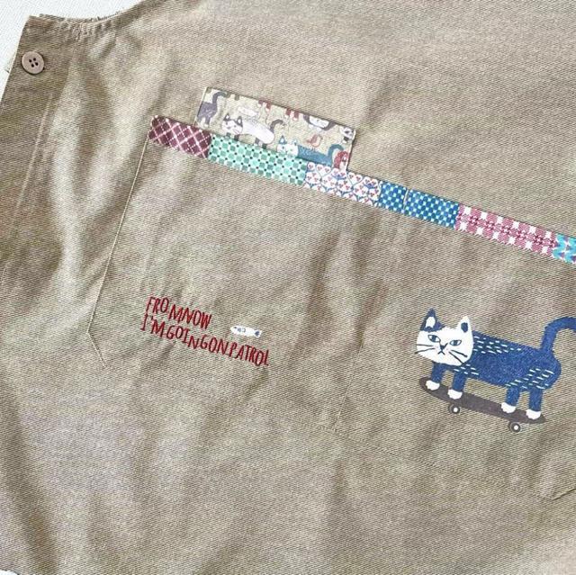 エプロン ワーク おしゃれ かわいい かぶるだけエプロン 大きめポケット付き キッチン ガーデニング 保育園 体型カバー ベージュ < インテリア/ライフ エプロン ワーク おしゃれ かわいい かぶるだけエプロン 大きめポケット付き キッチン ガーデニング 保育園 体型カバー ベージュ < インテリア/ライフの