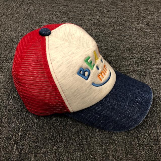 即決 BEAMS mini ビームスミニ メッシュキャップ 帽子 < キッズ/ベビー  即決 BEAMS mini ビームスミニ メッシュキャップ 帽子 < キッズ/ベビーの
