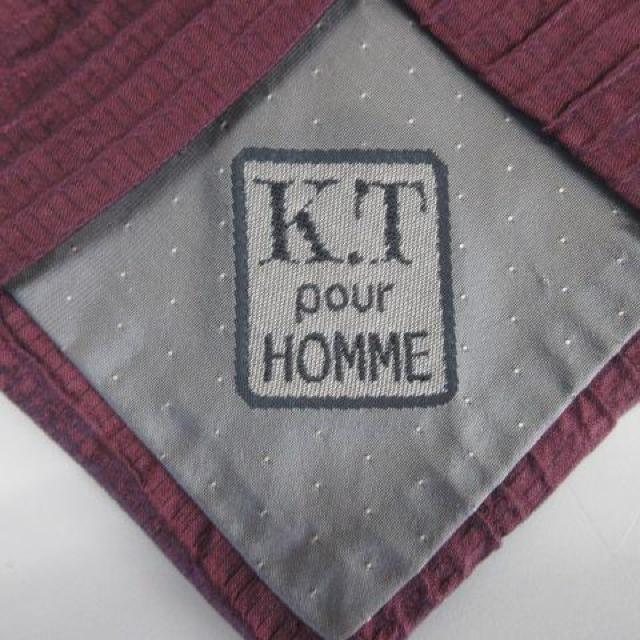 �� �P�[�e�B�[�v�[���I�� KT POUR HOMME �l�N�^�C �V���N100�� �� �j���t�@�b�V������ 